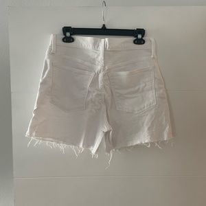 J. Crew White Denim Shorts size 30